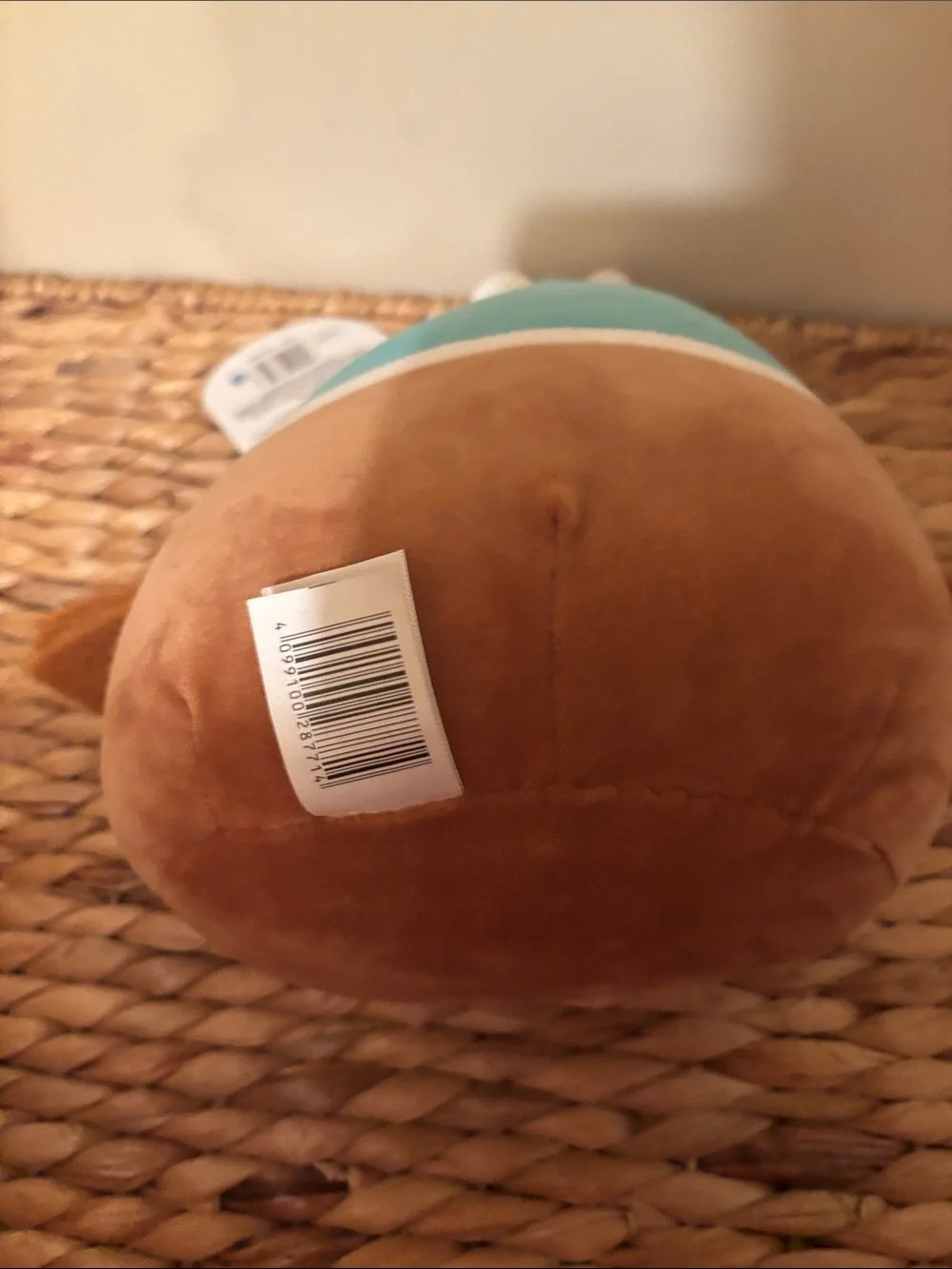 Squishmallows Teal and Brown Bunny-Eared Plush Small Pet Toy”Daksa”